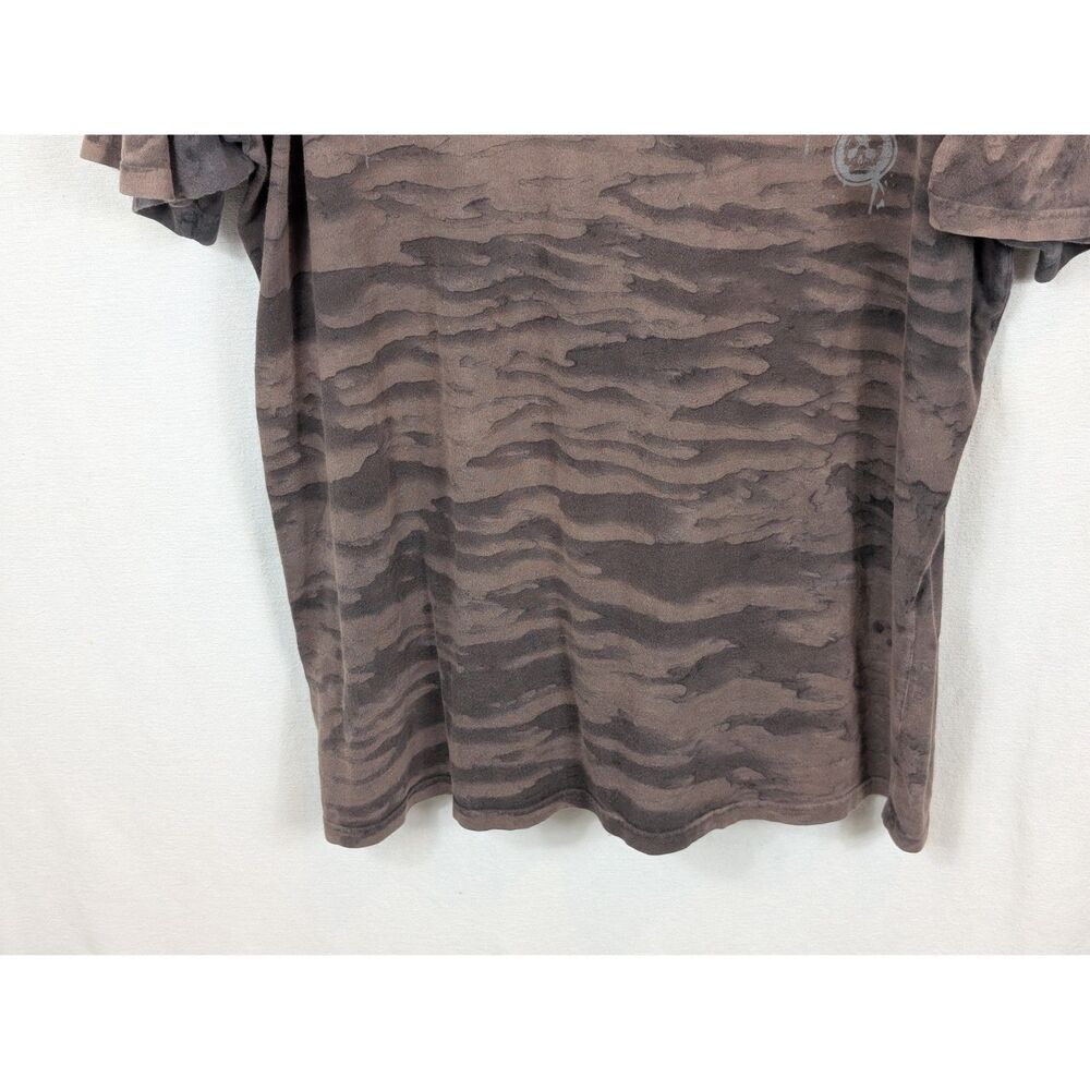 Affliction Freedom Defender Graphic Print T-Shirt Brown Men's Size 3XL/XXXL - Picture 10 of 11